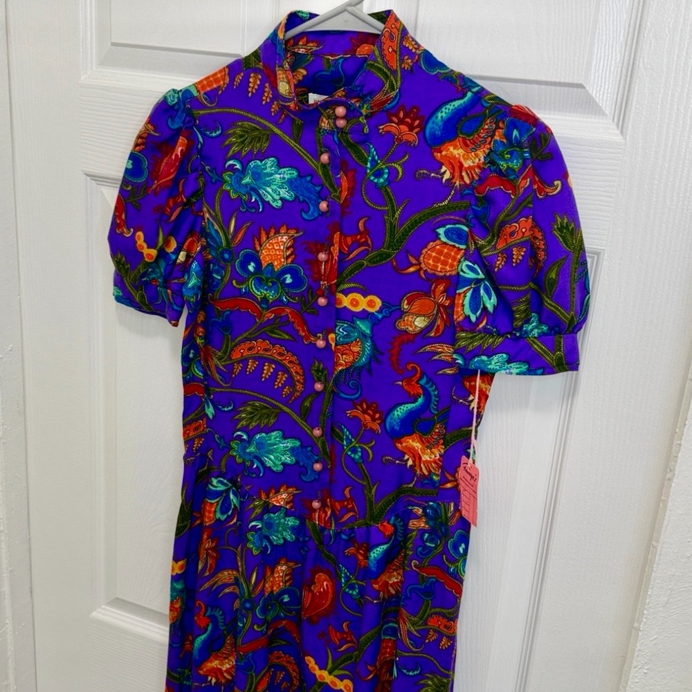 Collectors item- Late 60’s Early 70’s Deadstock Fannye’s Psychedelic Dress